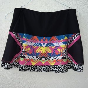 Lucky in love tennis skirt, sz L